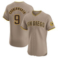 Cooneas S.Diego Padres #9 Jake Cronenworth Player Khaki Home Limited Elite Stitched Jerseys