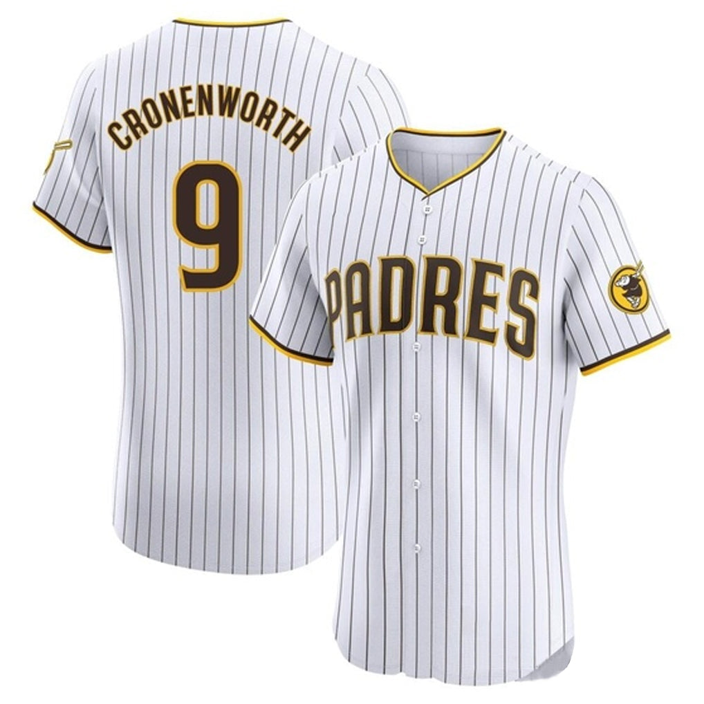 Cooneas S.Diego Padres #9 Jake Cronenworth Player White Home Limited Elite Stitched Jerseys