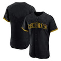 Cooneas S.Diego Padres Blank Player Black Snake Skin City Home Limited Elite Stitched Jerseys