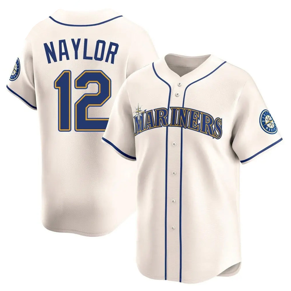 Cooneas S.Mariners #12 Josh Naylor Player Cream Home Limited Stitched Jerseys