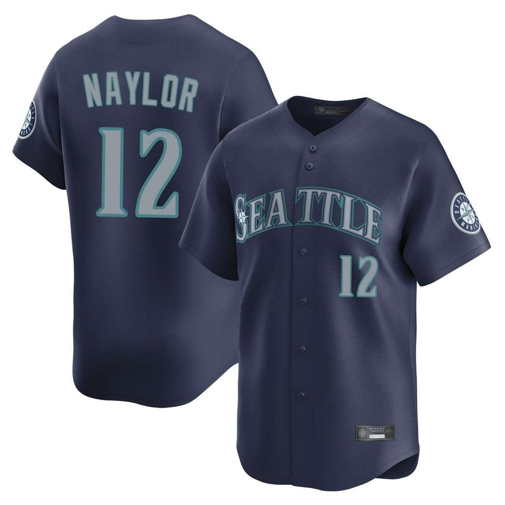 Cooneas S.Mariners #12 Josh Naylor Player Navy Home Limited Stitched Jerseys