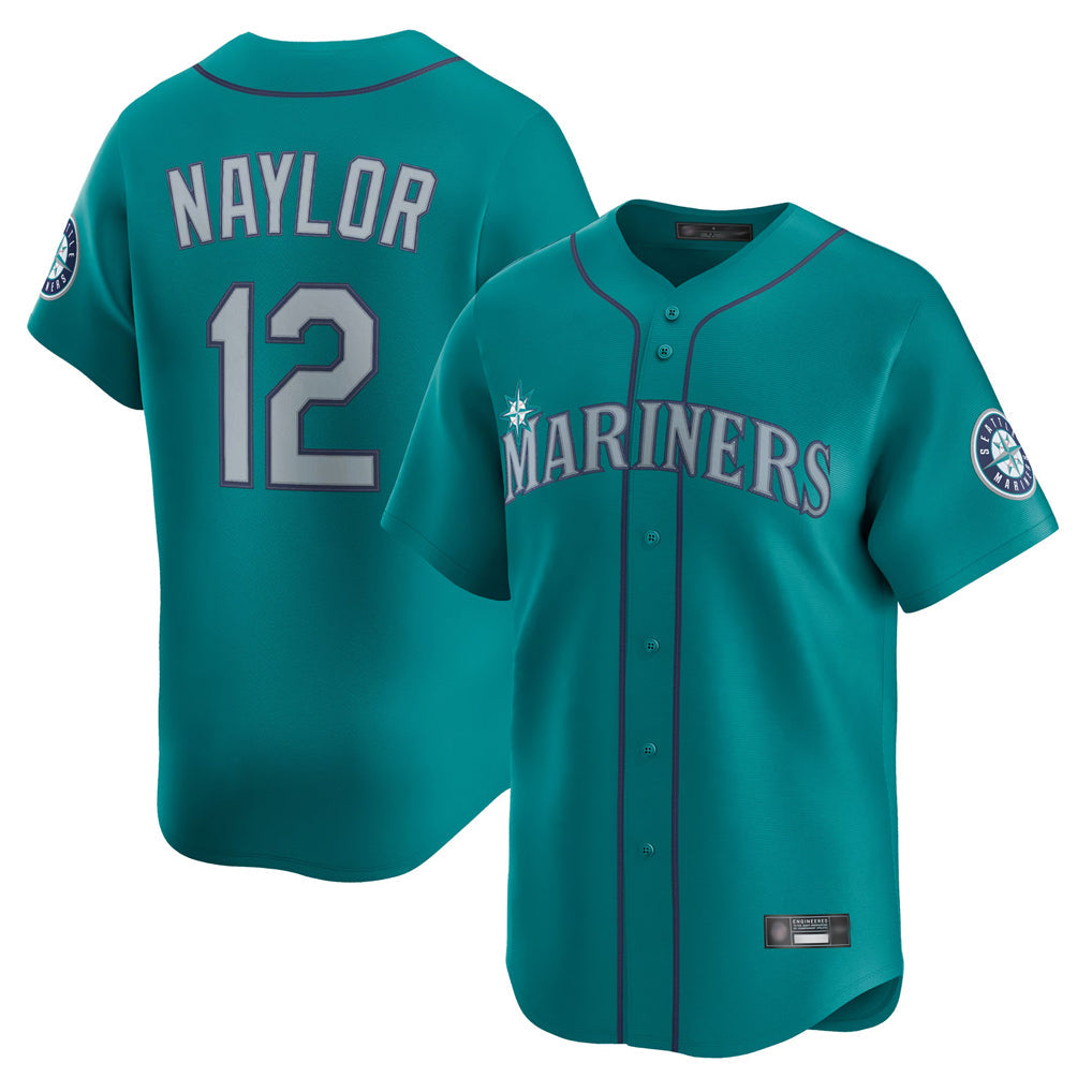 Cooneas S.Mariners #12 Josh Naylor Player Teal Home Limited Stitched Jerseys