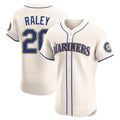 Cooneas S.Mariners #20 Luke Raley Player Cream Home Limited Elite Stitched Jerseys