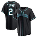 Cooneas S.Mariners #2 Cole Young Player Black Fashion Home Limited Stitched Jerseys