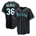 Cooneas S.Mariners #36 Logan Gilbert Player Black Fashion Home Limited Stitched Jerseys