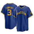 Cooneas S.Mariners #3 J.P. Crawford Player Royal City Connect Home Game Stitched Jerseys