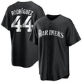 Cooneas S.Mariners #44 Julio Rodriguez Player Black Home Limited Stitched Jerseys