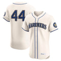 Cooneas S.Mariners #44 Julio Rodriguez Player Cream Home Limited Elite Stitched Jerseys