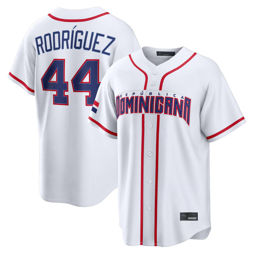 Cooneas S.Mariners #44 Julio Rodriguez Player White 2026 World Classic Home Stitched Jerseys