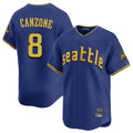 Cooneas S.Mariners #8 Dominic Canzone Player Royal City Connect Home Limited Stitched Jerseys