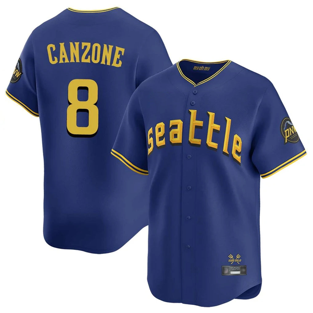 Cooneas S.Mariners #8 Dominic Canzone Player Royal City Connect Home Limited Stitched Jerseys