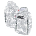 Cooneas S.Seahawks Arctic Camo Limited Salute to Service Pullover Hoodies Game Blank Player Stitched Jerseys