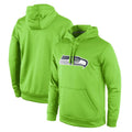 Cooneas S.Seahawks Green LOGO Pullover Hoodies Game Blank Player Stitched Jerseys