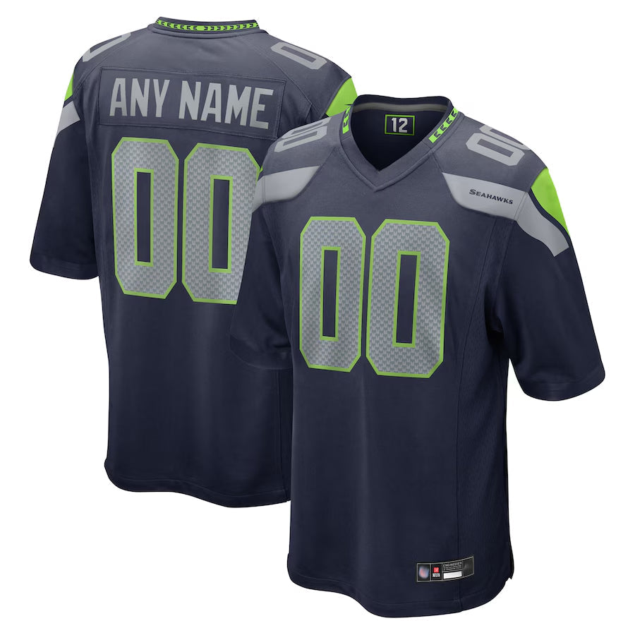 Cooneas Custom S.Seahawks Home Game Stitched Jerseys