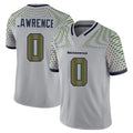 Cooneas S.Seahawks #0 DeMarcus Lawrence Player Grey Limited 2025 Rivalries Collection Home Game Stitched Jerseys