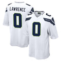 Cooneas S.Seahawks #0 DeMarcus Lawrence Player White Home Game Stitched Jerseys