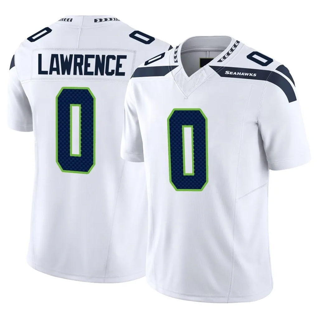 Cooneas S.Seahawks #0 DeMarcus Lawrence Player White Limited Vapor F.U.S.E. Home Game Stitched Jerseys
