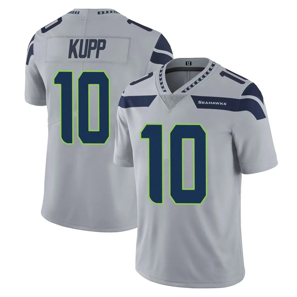 Cooneas S.Seahawks #10 Cooper Kupp Player Gray Limited Vapor Untouchable Home Game Stitched Jerseys