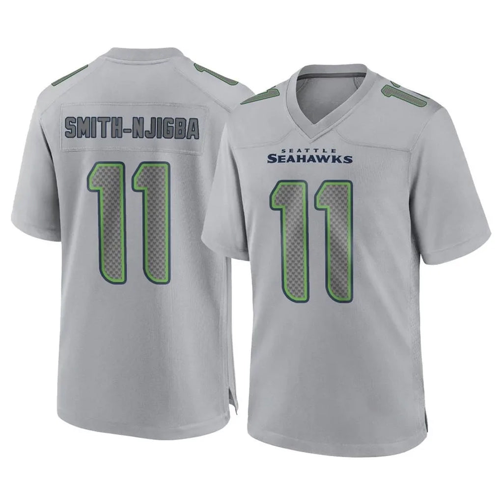 Cooneas S.Seahawks #11 Jaxon Smith-Njigba Player Gray Atmosphere Fashion Home Game Stitched Jerseys