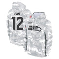 Cooneas S.Seahawks #12 12th Fan Player Arctic Camo Limited Salute to Service Pullover Hoodies Game Stitched Jerseys