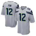 Cooneas S.Seahawks #12 12th Fan Player Gray Home Game Stitched Jerseys
