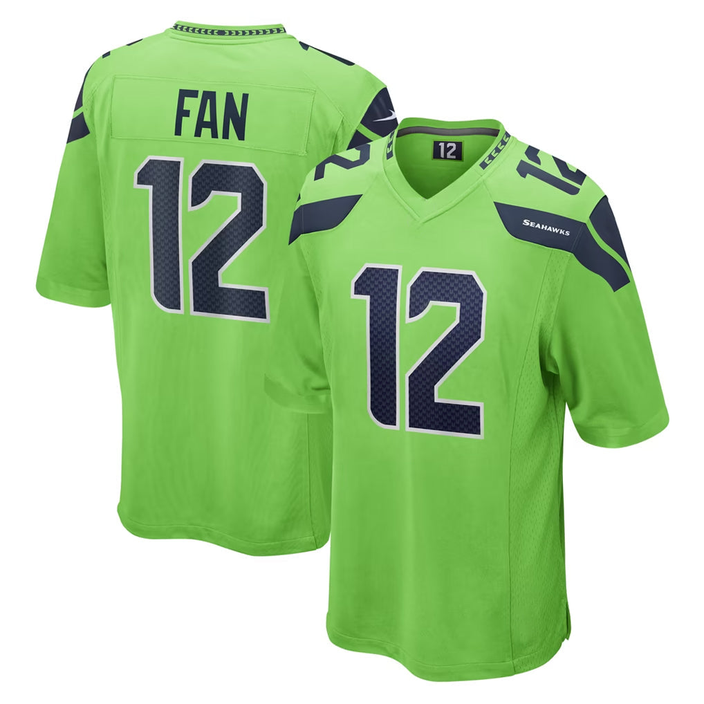 Cooneas S.Seahawks #12 12th Fan Player Green Home Game Stitched Jerseys