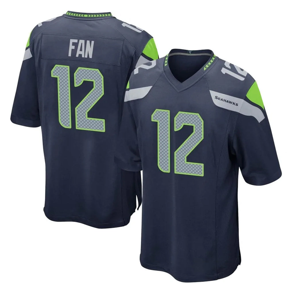 Cooneas S.Seahawks #12 12th Fan Player Navy Home Game Stitched Jerseys