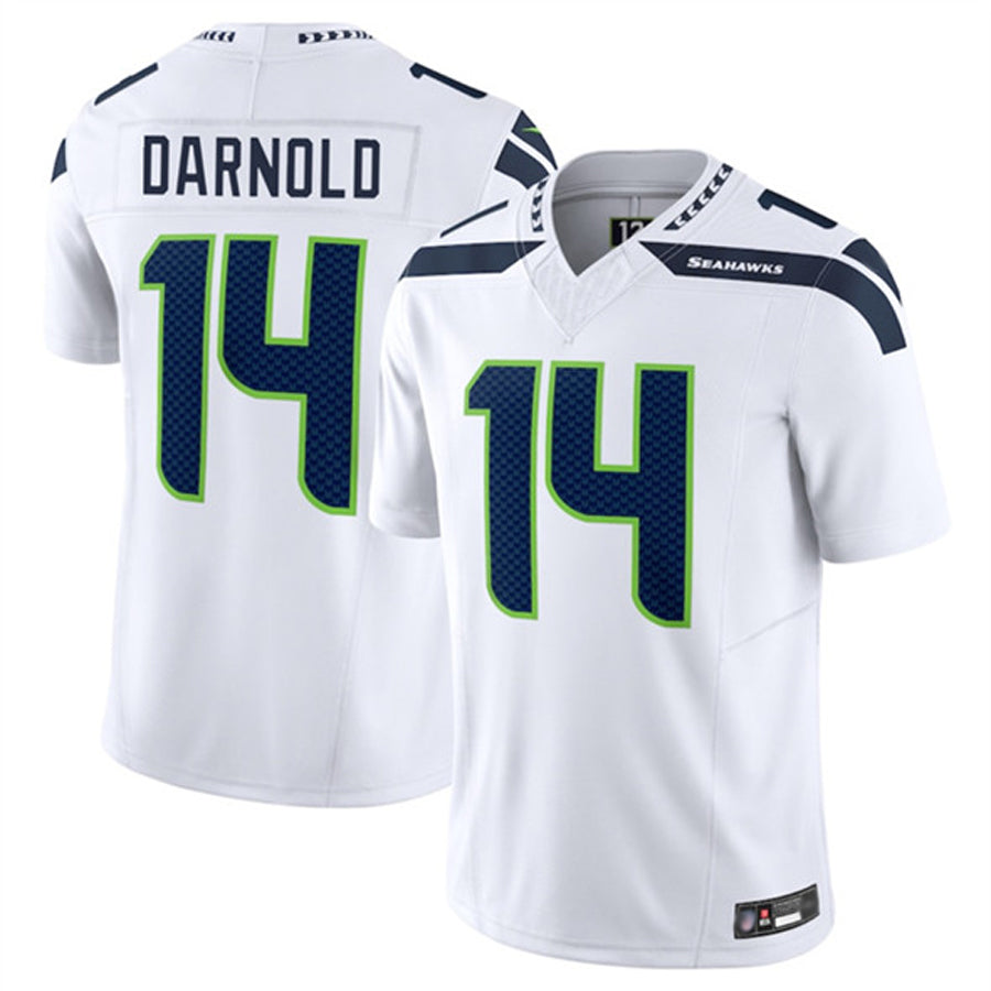 Cooneas S.Seahawks #14 Sam Darnold Player White Vapor F.U.S.E. Limited Football Jerseys