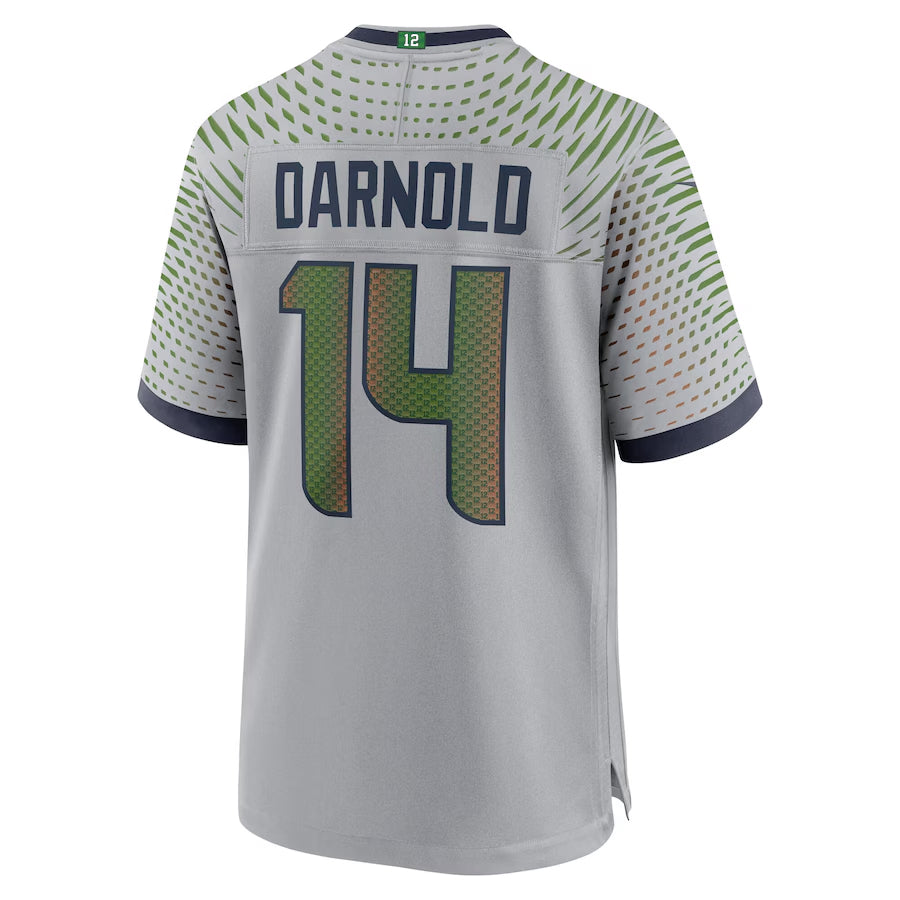 Cooneas S.Seahawks #14 Sam Darnold Player Wolf Gray Rivalries Collection Game Football Jerseys