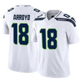 Cooneas S.Seahawks #18 Elijah Arroyo Player White Limited Vapor F.U.S.E. Home Game Stitched Jerseys
