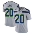 Cooneas S.Seahawks #20 Julian Love Player Gray Limited Vapor Untouchable Home Game Stitched Jerseys