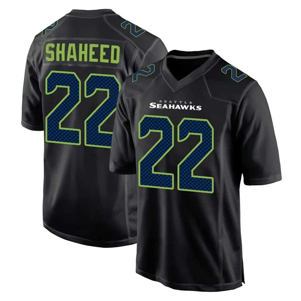 Cooneas S.Seahawks #22 Rashid Shaheed Player Black Limited Fashion Home Game Stitched Jerseys
