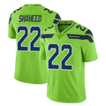 Cooneas S.Seahawks #22 Rashid Shaheed Player Green Limited Color Rush Home Game Stitched Jerseys