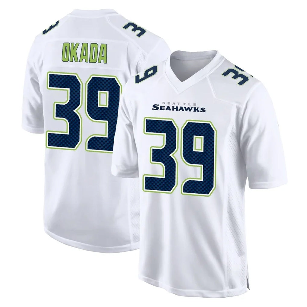 Cooneas S.Seahawks #39 Ty Okada Player White Tundra Fashion Home Game Stitched Jerseys