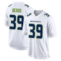 Cooneas S.Seahawks #39 Ty Okada Player White Tundra Fashion Home Game Stitched Jerseys