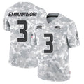 Cooneas S.Seahawks #3 Nick Emmanwori Player Arctic Camo Salute to Service Limited Football Jerseys