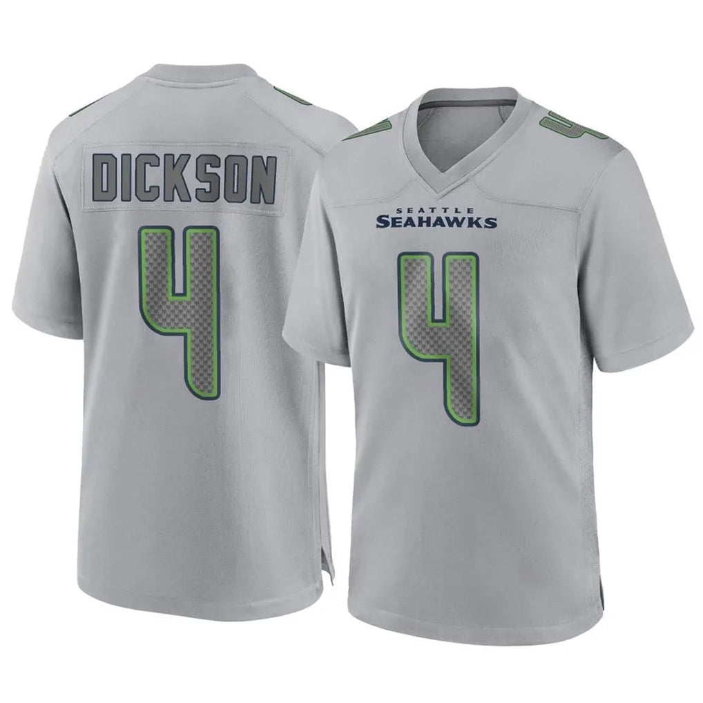Cooneas S.Seahawks #4 Michael Dickson Player Gray Atmosphere Fashion Home Game Stitched Jerseys