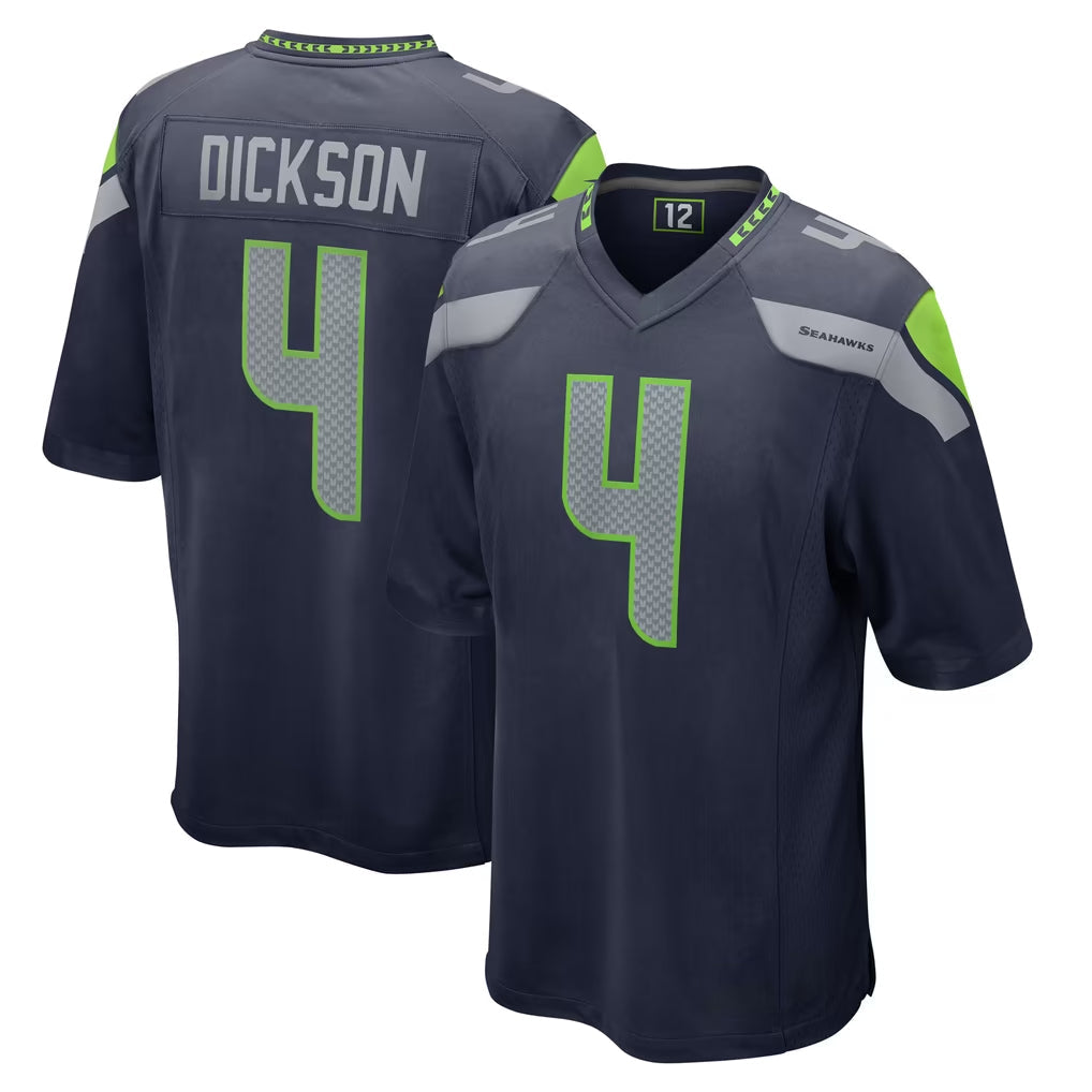 Cooneas S.Seahawks #4 Michael Dickson Player Navy Home Game Stitched Jerseys