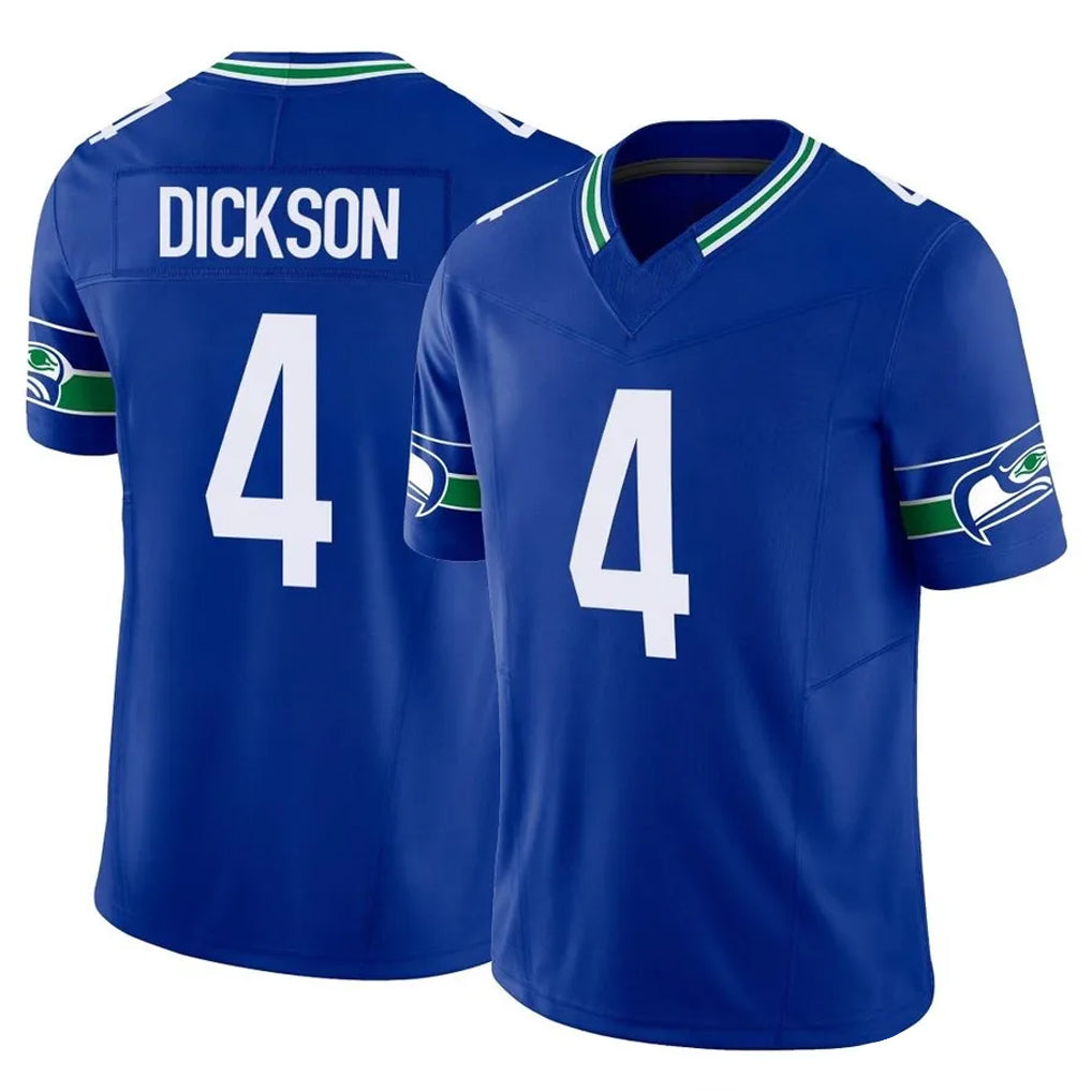 Cooneas S.Seahawks #4 Michael Dickson Player Royal Limited Throwback Vapor F.U.S.E. Home Game Stitched Jerseys