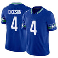 Cooneas S.Seahawks #4 Michael Dickson Player Royal Limited Throwback Vapor F.U.S.E. Home Game Stitched Jerseys