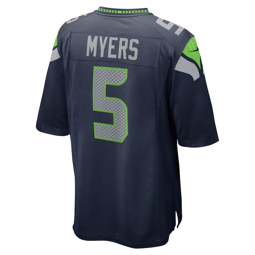 Cooneas S.Seahawks #5 Jason Myers Game College Navy Stitched Jerseys