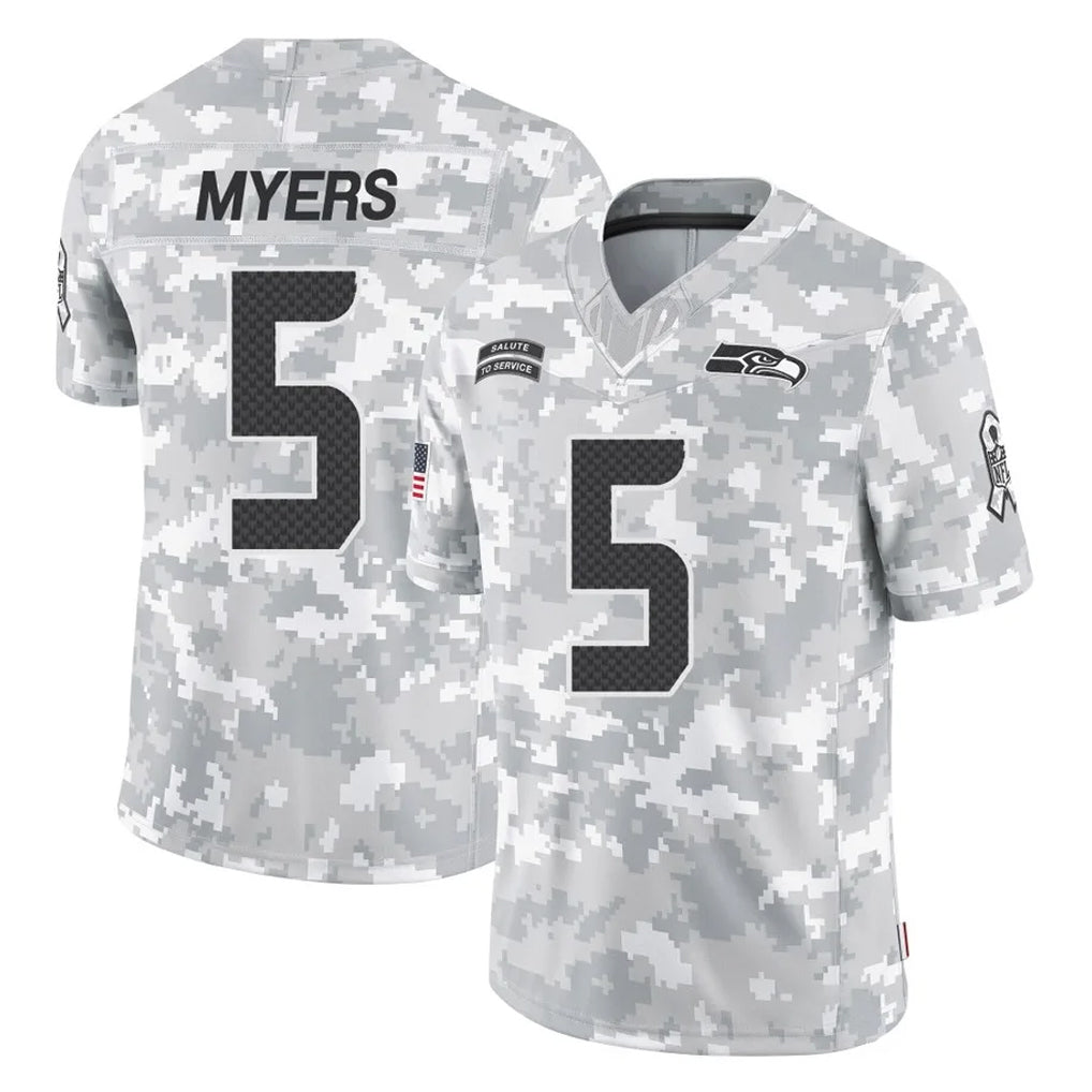 Cooneas S.Seahawks #5 Jason Myers Player Arctic Camo Limited Salute To Service Home Game Stitched Jerseys