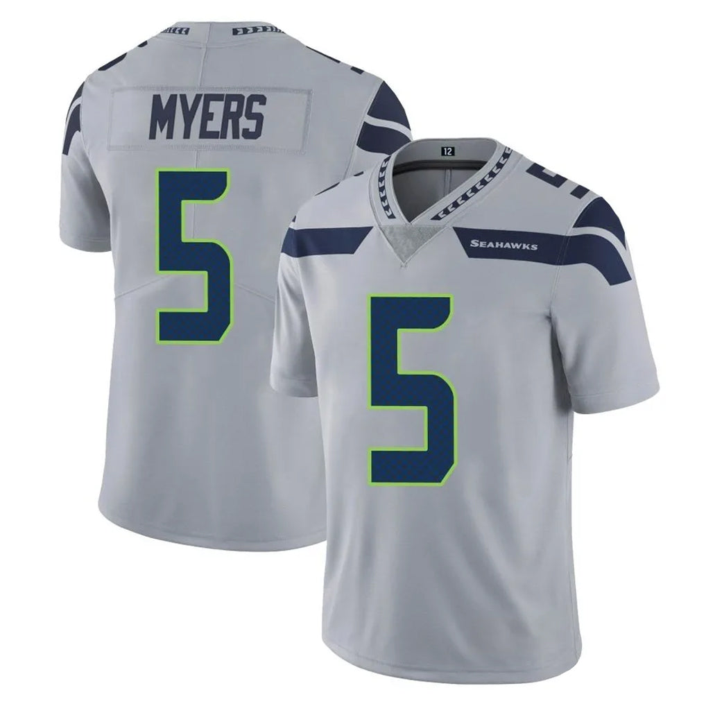 Cooneas S.Seahawks #5 Jason Myers Player Gray Limited Vapor Untouchable Home Game Stitched Jerseys