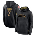 Cooneas S.Seahawks #7 Uchenna Nwosu Player Black Salute to Service Hoodies Limited Game Stitched Jerseys