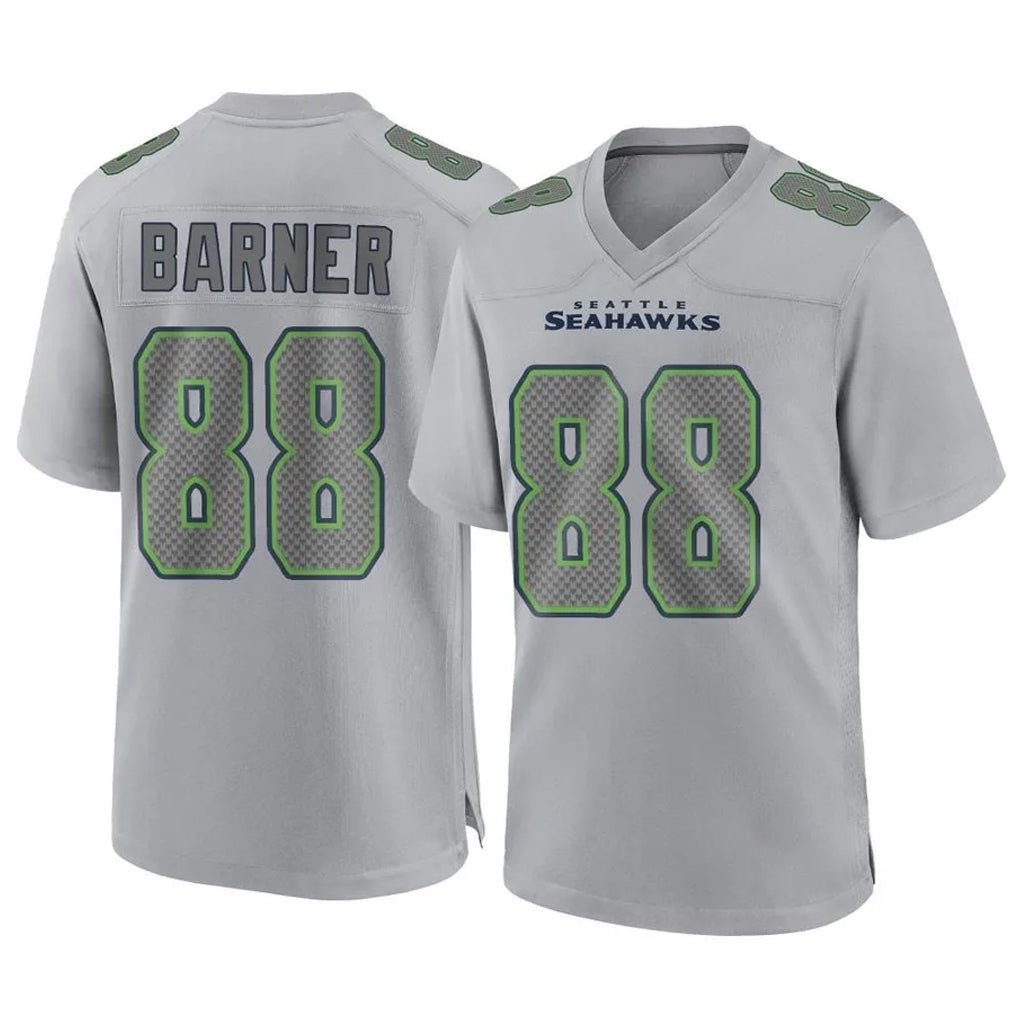 Cooneas S.Seahawks #88 AJ Barner Player Gray Atmosphere Fashion Home Game Stitched Jerseys