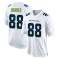 Cooneas S.Seahawks #88 AJ Barner Player White Tundra Fashion Home Game Stitched Jerseys