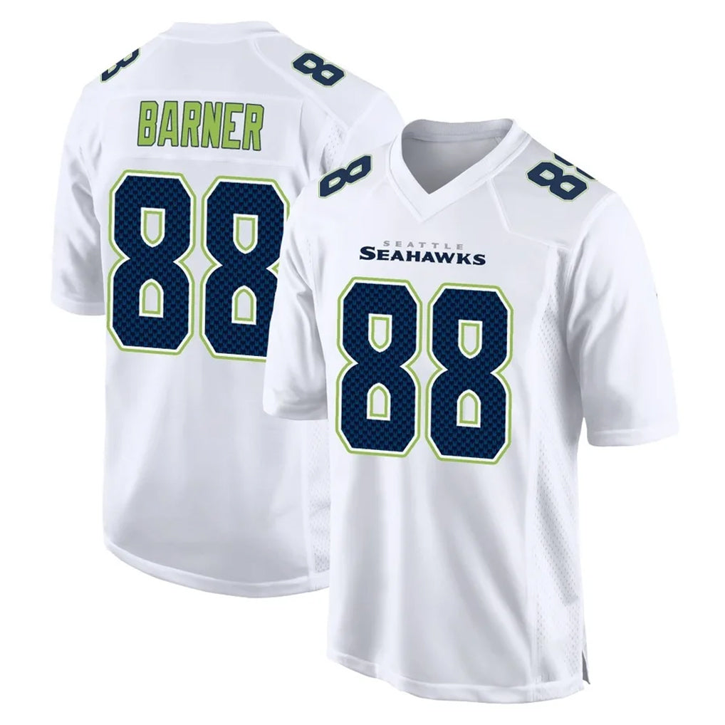 Cooneas S.Seahawks #88 AJ Barner Player White Tundra Fashion Home Game Stitched Jerseys