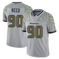 Cooneas S.Seahawks #90 Jarran Reed Player Grey Limited 2025 Rivalries Collection Home Game Stitched Jerseys