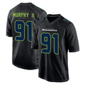 Cooneas S.Seahawks #91 Byron Murphy II Player Black Limited Fashion Home Game Stitched Jerseys