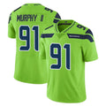 Cooneas S.Seahawks #91 Byron Murphy II Player Green Limited Color Rush Home Game Stitched Jerseys